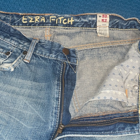 Rare 2000s Ezra Fitch jeans. 32x32 Distressed look. Baggy fit. - Picture 5 of 10